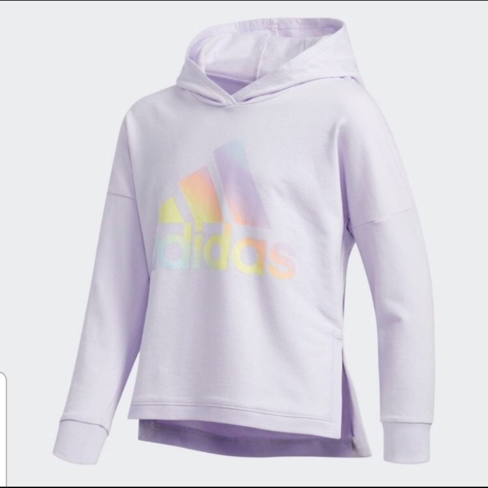 Adidas Badge of Sport Hoodie, Girls Size XL